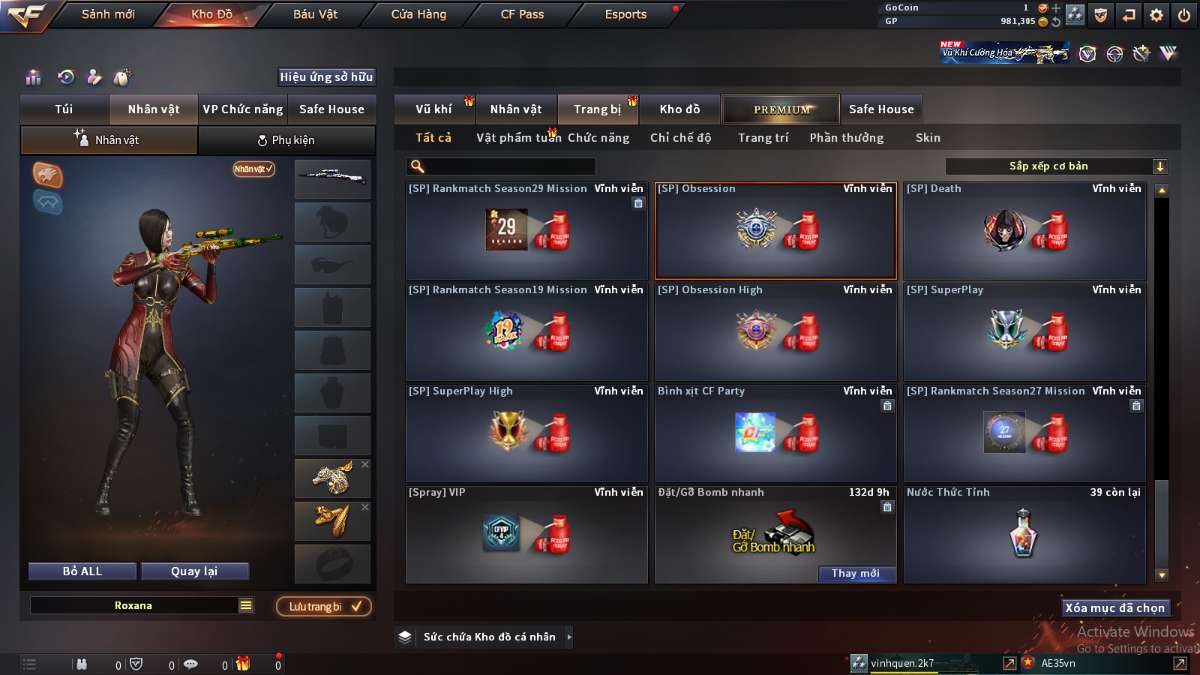 shop acc cf uy tin gia re